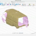 VW T4 3D Model - Scan vom Innenraum