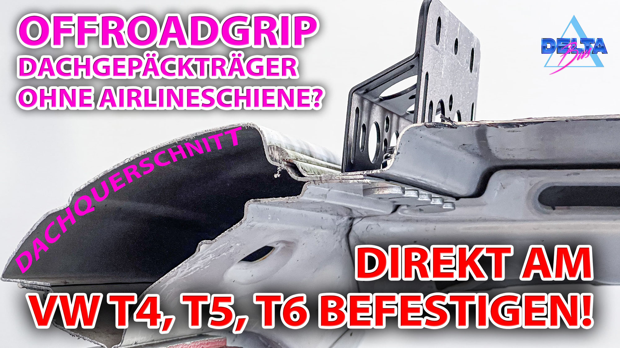Dachgepäckträger ohne Airlineschiene am VW T4