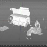 Volkswagen VW T4 3D Modell - Laderaum Scan