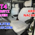 VW T4 Fahrersitz, ausbauen und Restaurieren