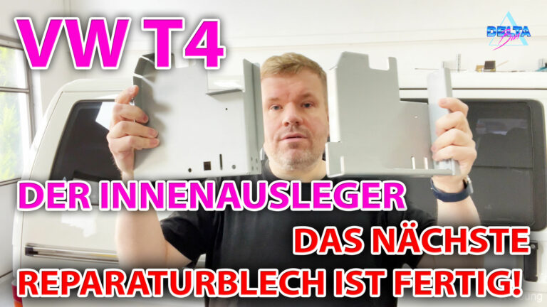 VW T4 Innenausleger Reparaturblech nachgebaut