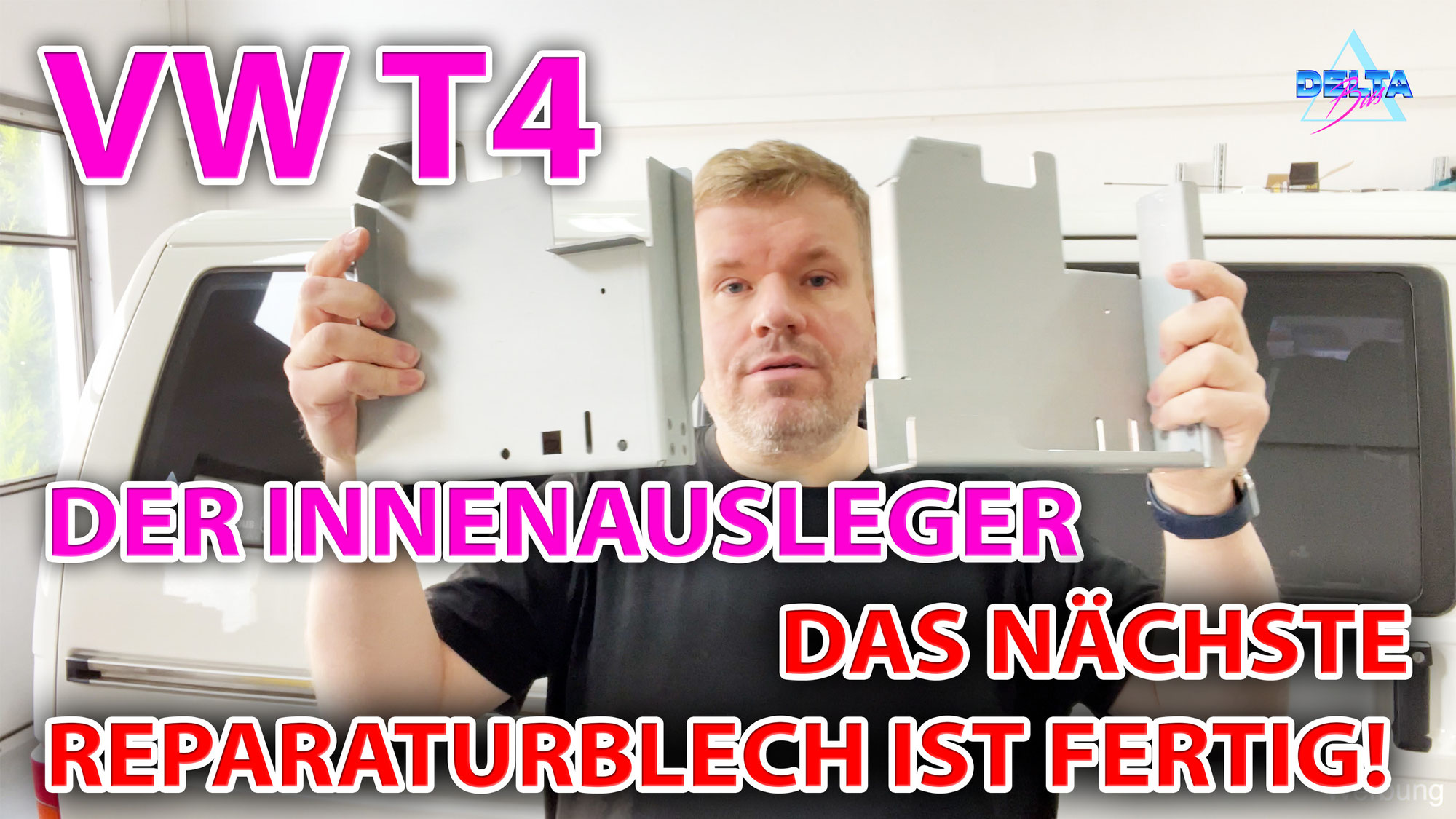 VW T4 Innenausleger Reparaturblech nachgebaut