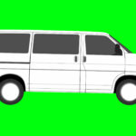VW T4 Transporter als Vektorgrafik