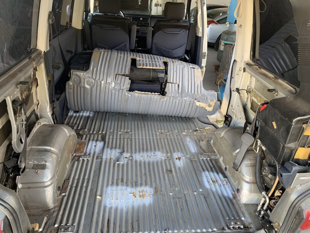VW T4 Federaufnahme-Restauration Schritt 1