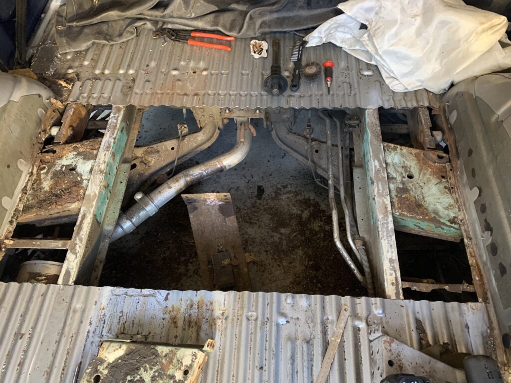 VW T4 Federaufnahme-Restauration Schritt 2