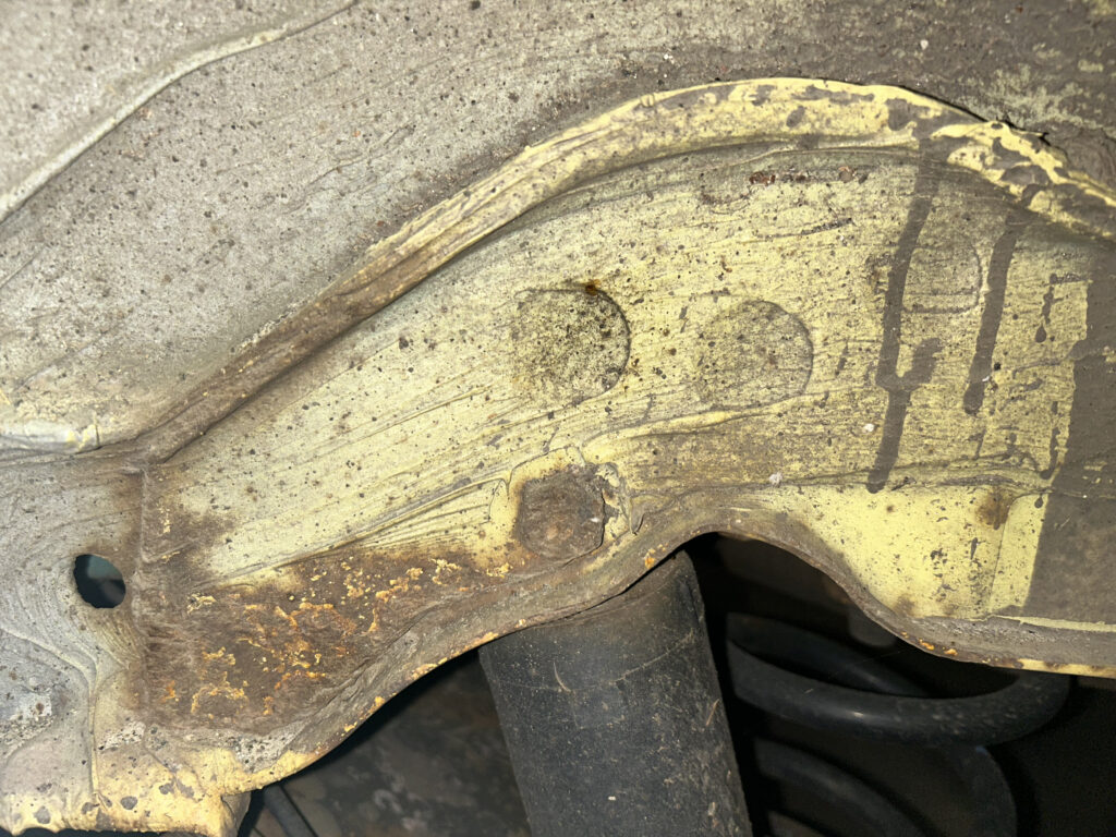 VW T4 Verstärkungsblech-Restauration Schritt 1