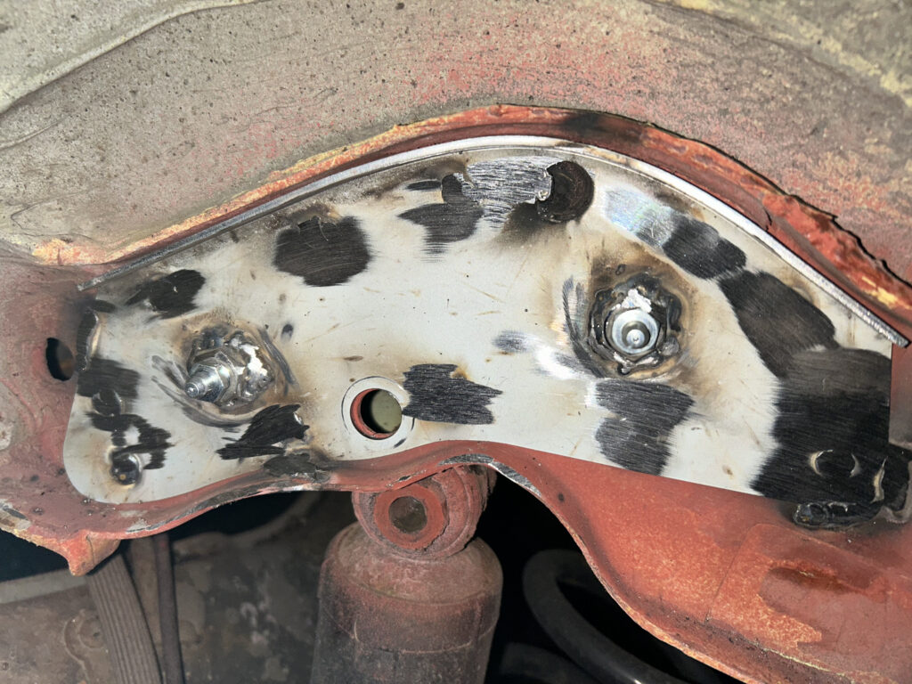 VW T4 Verstärkungsblech-Restauration Schritt 7