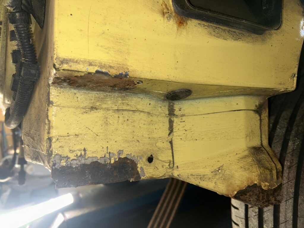 Vw T4 Stoßstangenhalteblech - Schritt 3