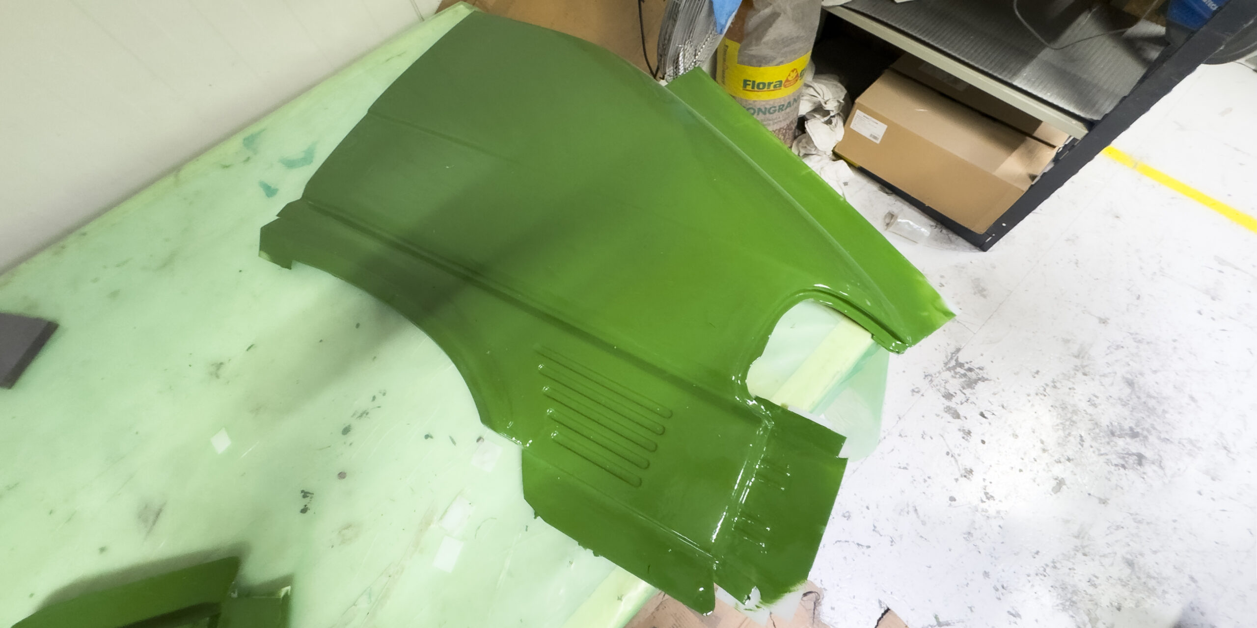 Entwicklung der Form für VW T4 Kotflügel aus GFK – 15″ und 16″ Varianten