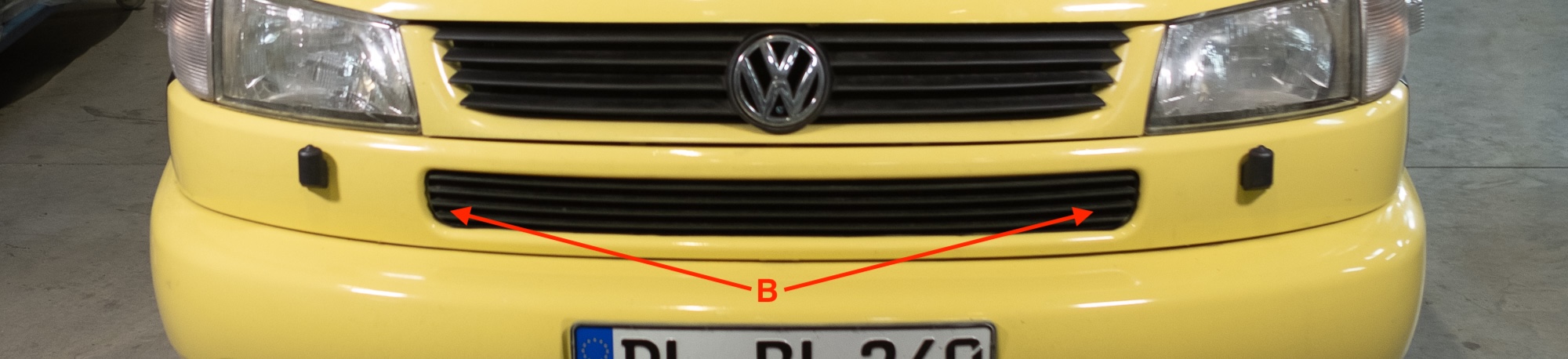 Verschraubung Kühlergrill VW T4