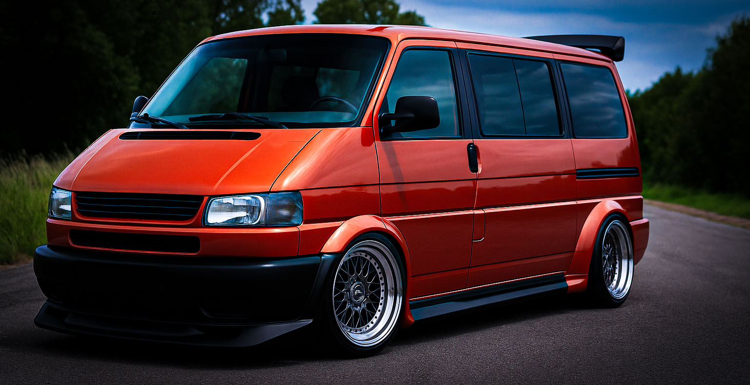 VW T4 mit GFK und Carbon Tuning